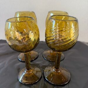 Vintage Liqueur Glasses from Biot, 1970s, Set of 4